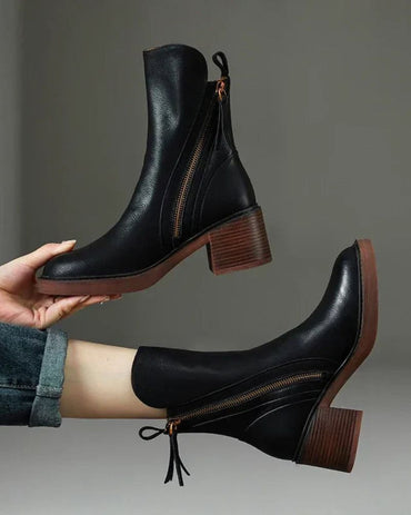 Valeria™ | Botas con un tacón cómodo - elegantes y atemporales