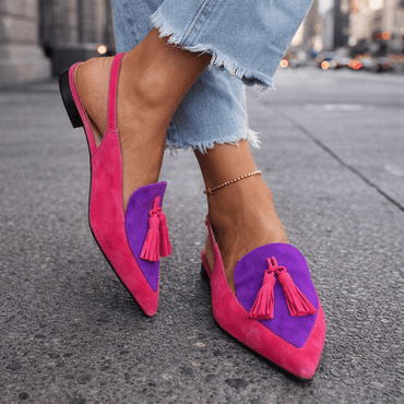 Lorena | Sandalias con Tiras y Borlas