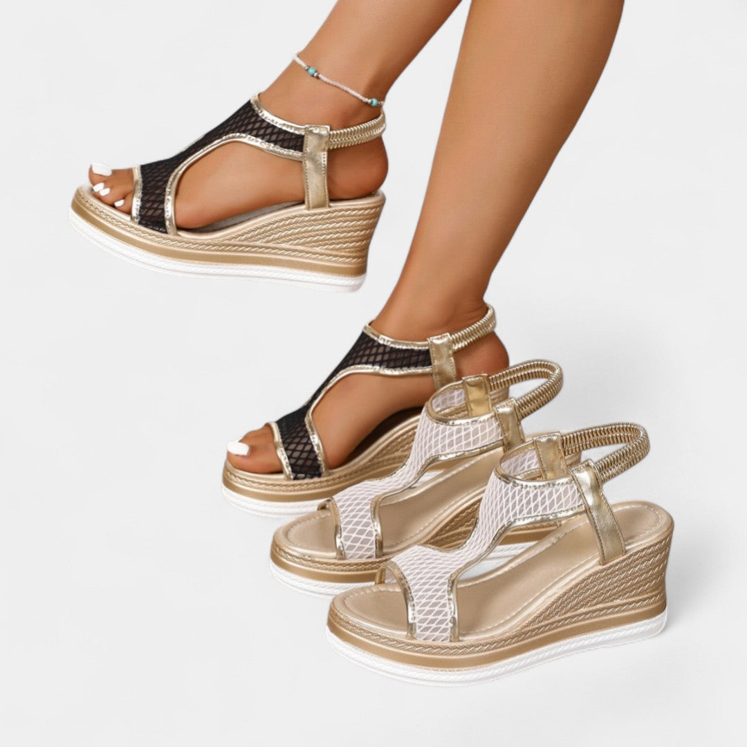 Electra - Sandalias ortopédicas con plataforma