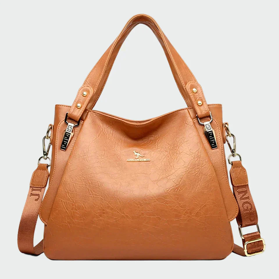 Bolso Tote Elegante Atemporal Marrón