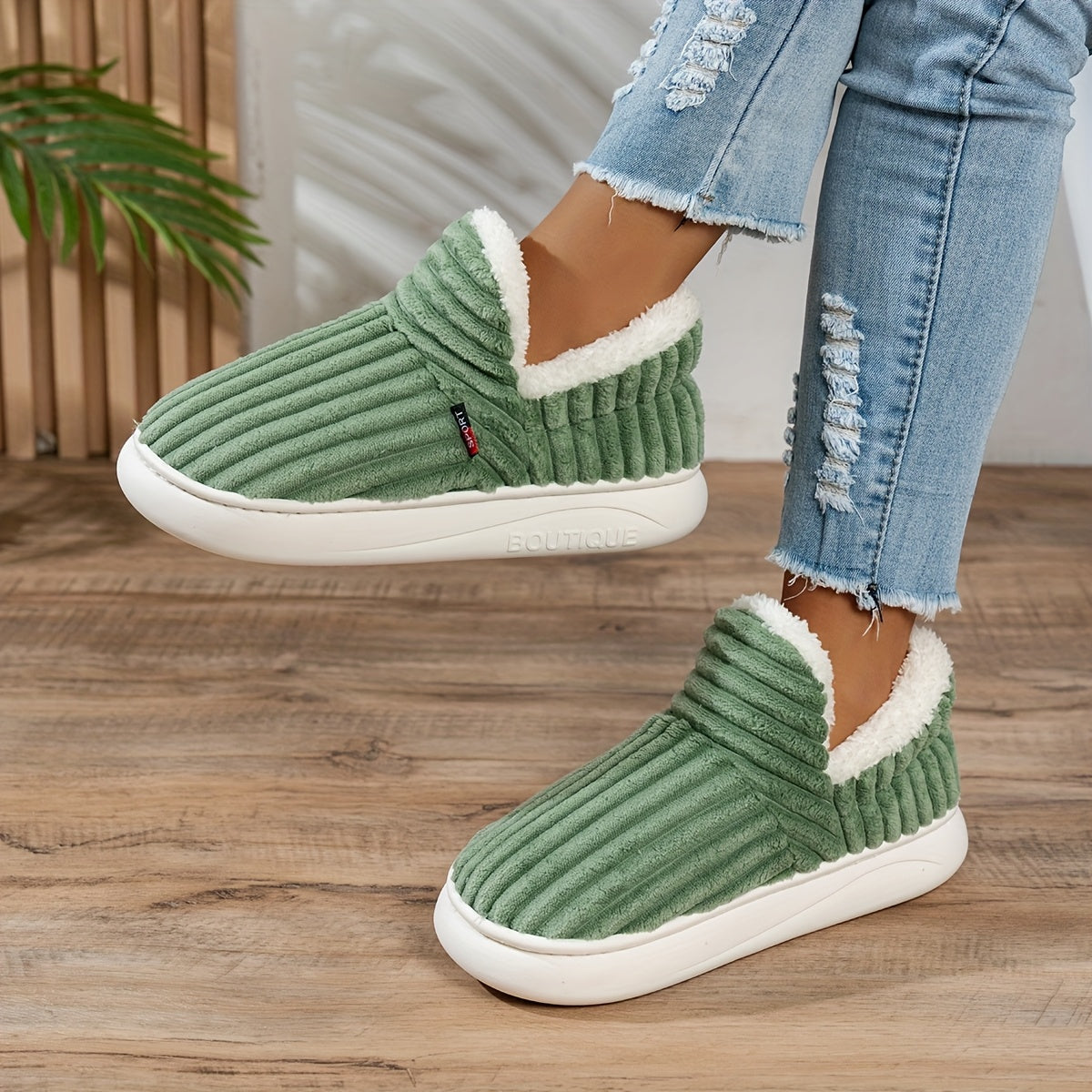 Zapatillas de casa de peluche CozyStep