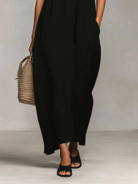 Mirelle | Vestido maxi color block con tirantes finos