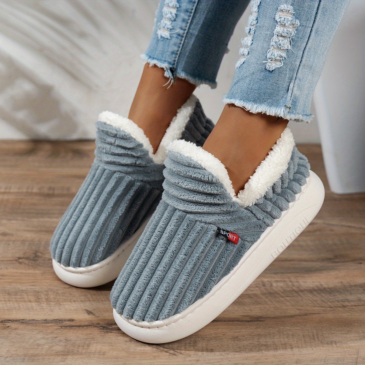 Zapatillas de casa de peluche CozyStep