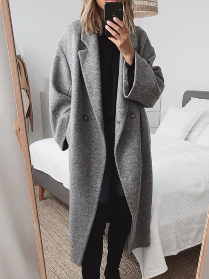 Evelora | Abrigo de Lana Oversized