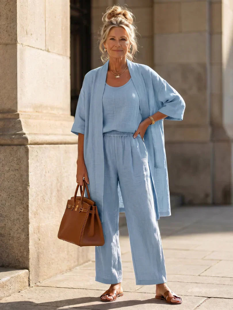Linnea | Conjunto de lino ligero