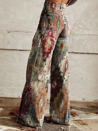 Léa - Pantalón chevron retro