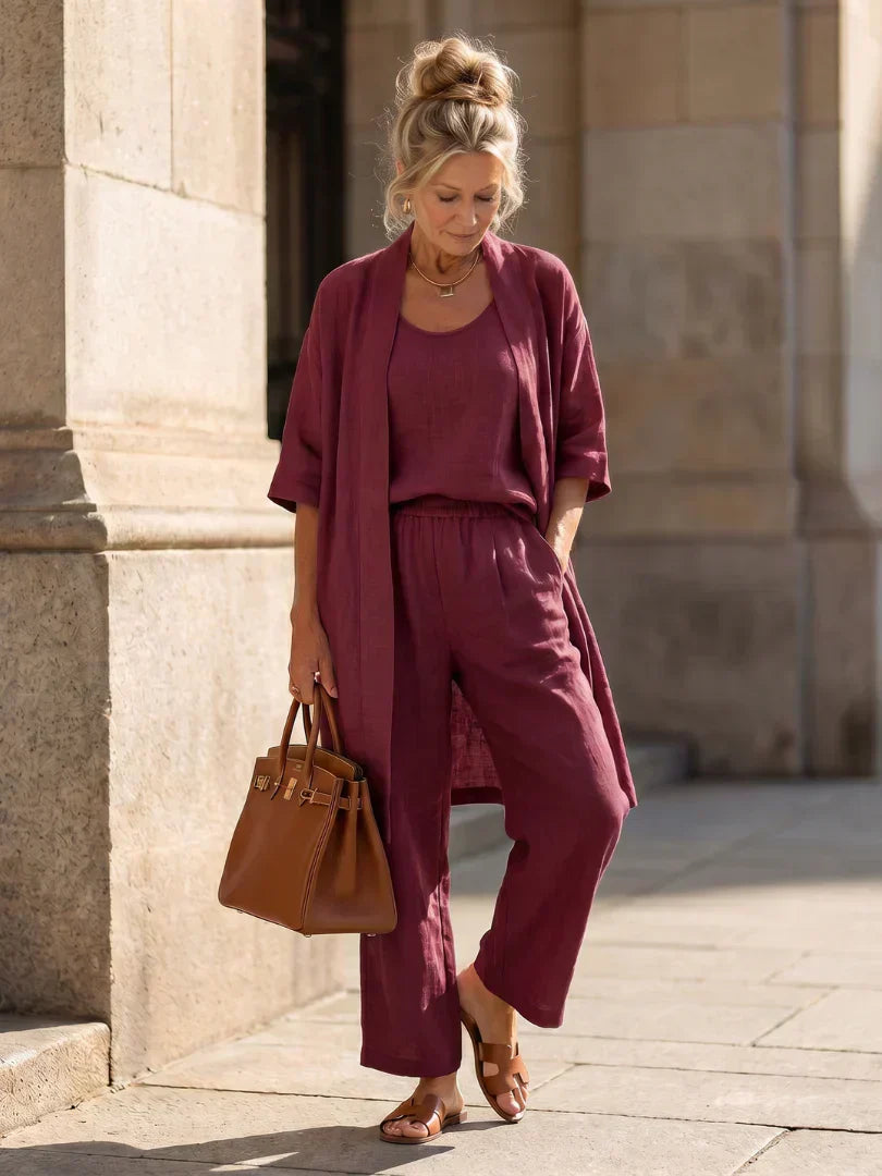 Linnea | Conjunto de lino ligero