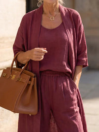 Linnea | Conjunto de lino ligero