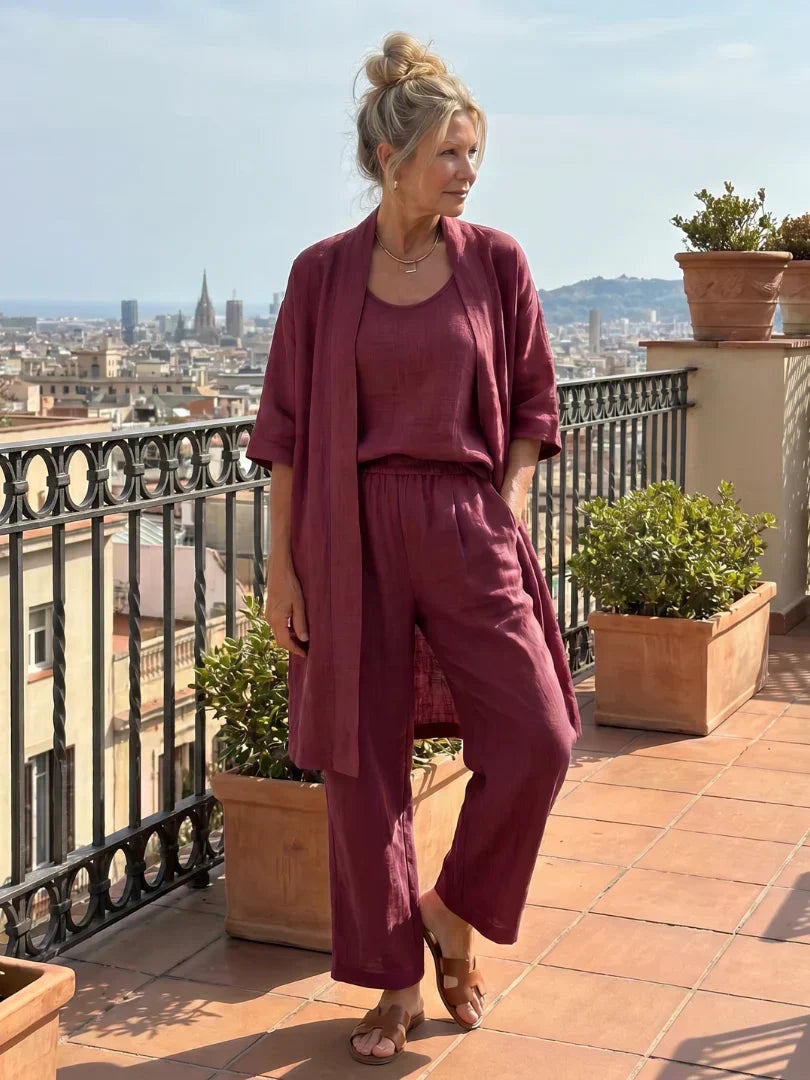 Linnea | Conjunto de lino ligero