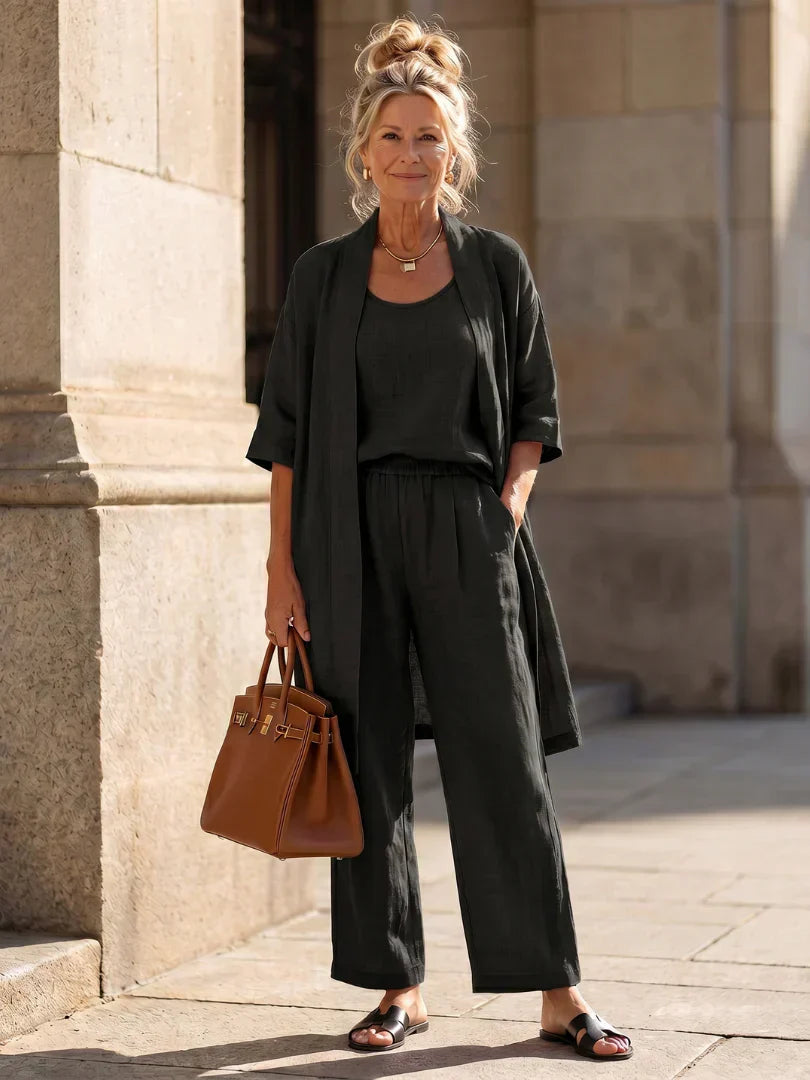 Linnea | Conjunto de lino ligero
