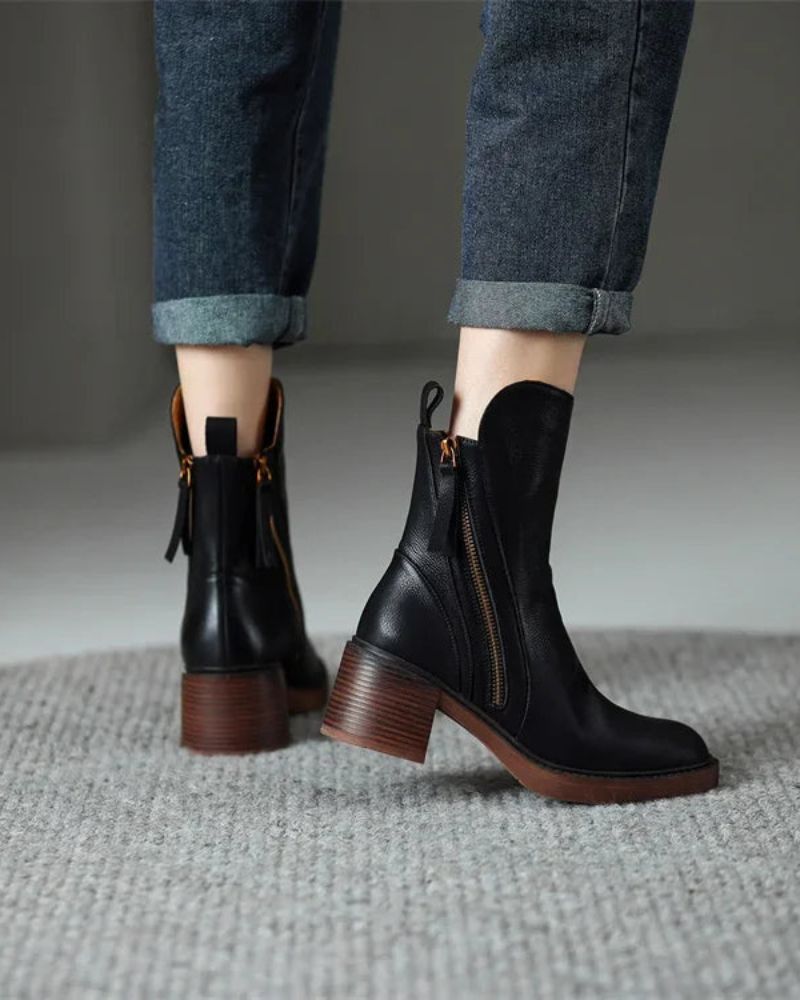 Valeria™ | Botas con un tacón cómodo - elegantes y atemporales