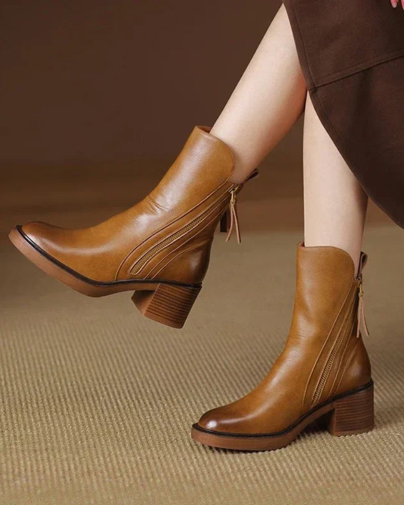 Valeria™ | Botas con un tacón cómodo - elegantes y atemporales