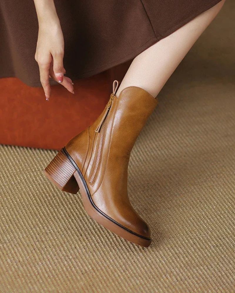 Valeria™ | Botas con un tacón cómodo - elegantes y atemporales