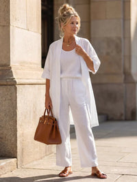 Linnea | Conjunto de lino ligero