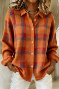 Katerina - Jersey de lana artesanal retro