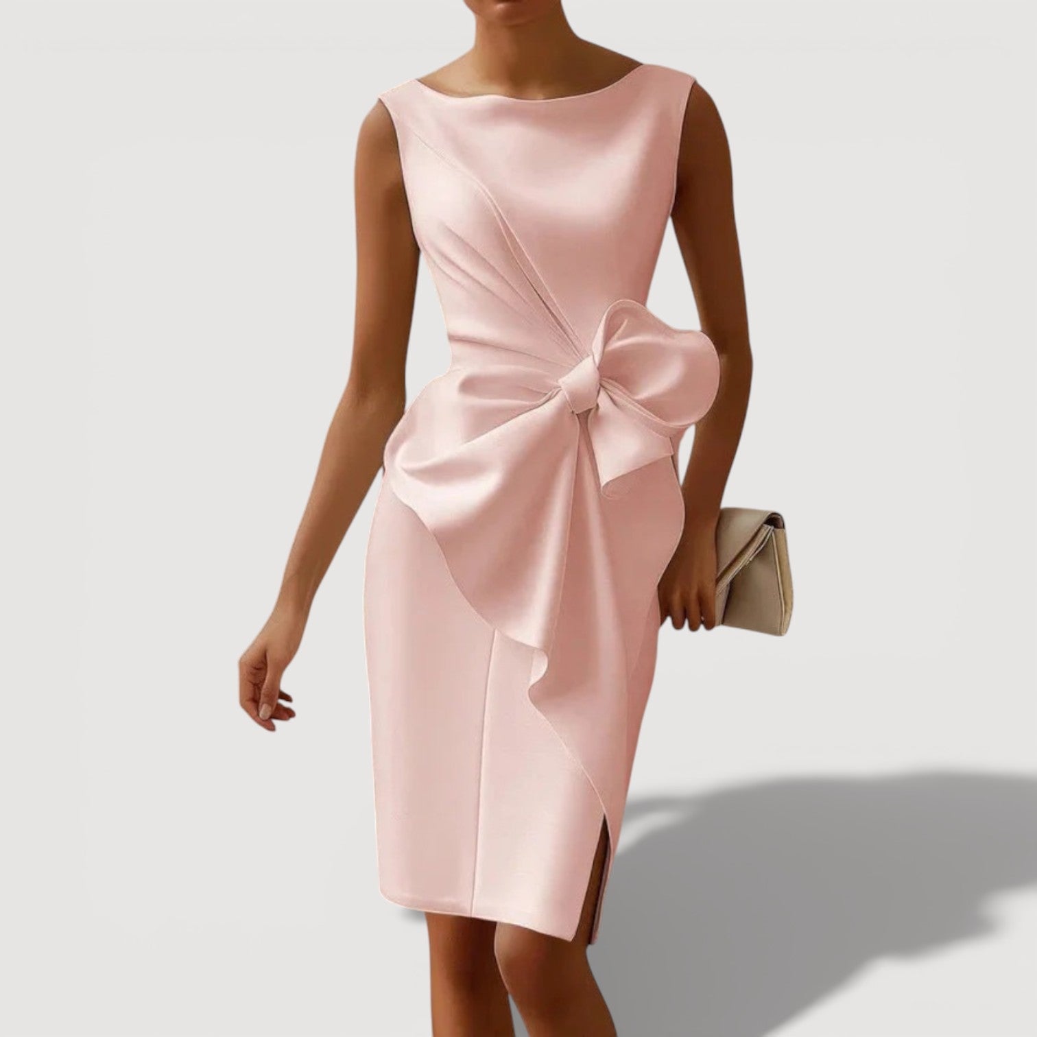 QUINN – Vestido midi estructurado