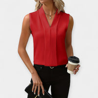 Blusa elegante sin mangas