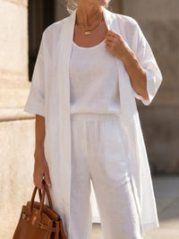 Linnea | Conjunto de lino ligero