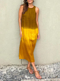 Amalia - Vestido largo de estilo natural