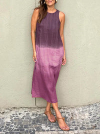 Amalia - Vestido largo de estilo natural