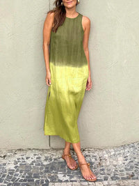Amalia - Vestido largo de estilo natural
