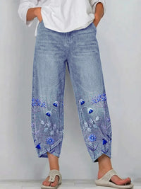 Velora | Pantalones Bordados Casual Chic