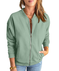 Luciana | Chaqueta Bomber de Ante