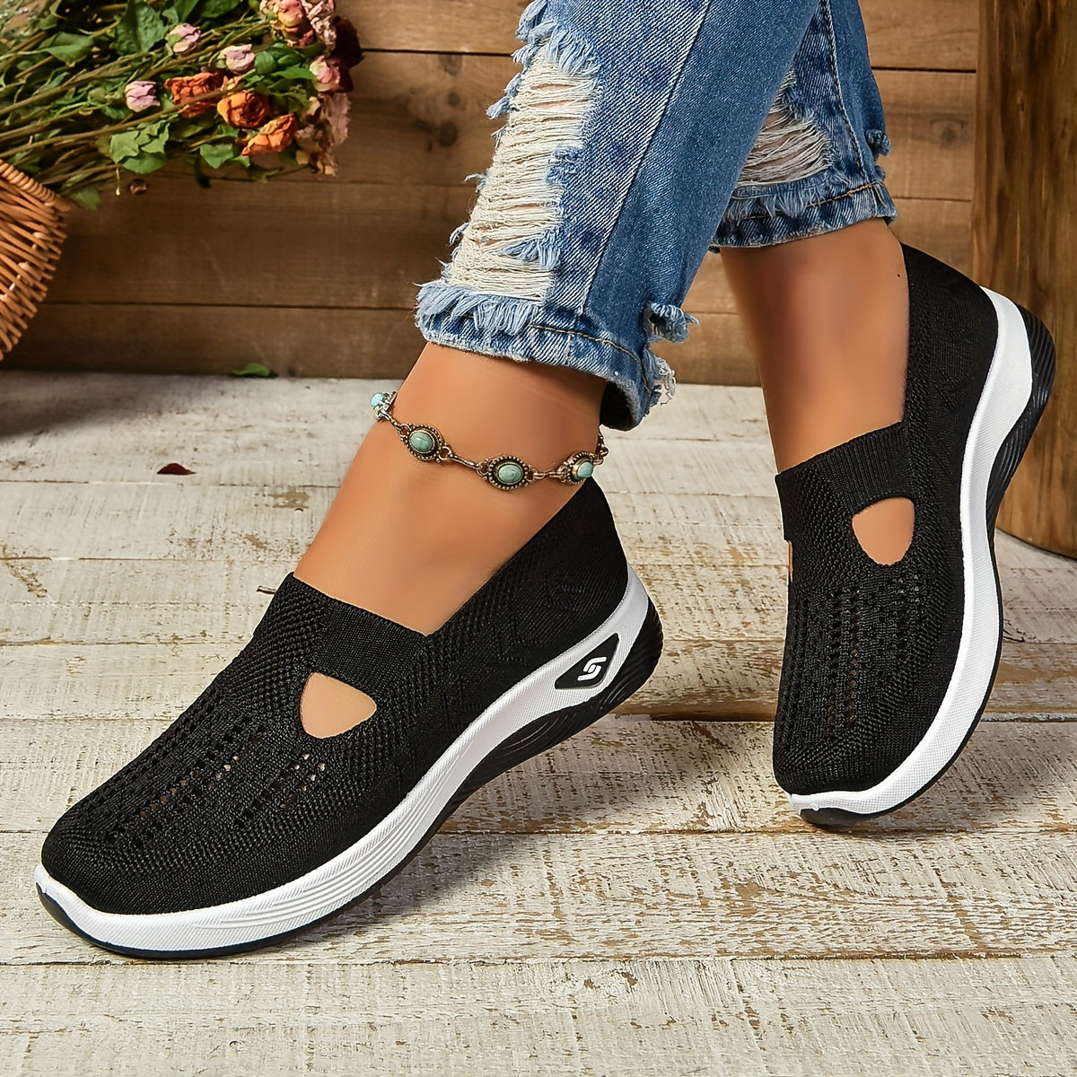 Ottilie Zapatos Slip On Transpirables Damas Ortopédicos