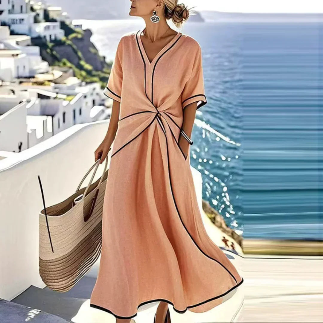 Mila - Vestido con cintura favorecedora