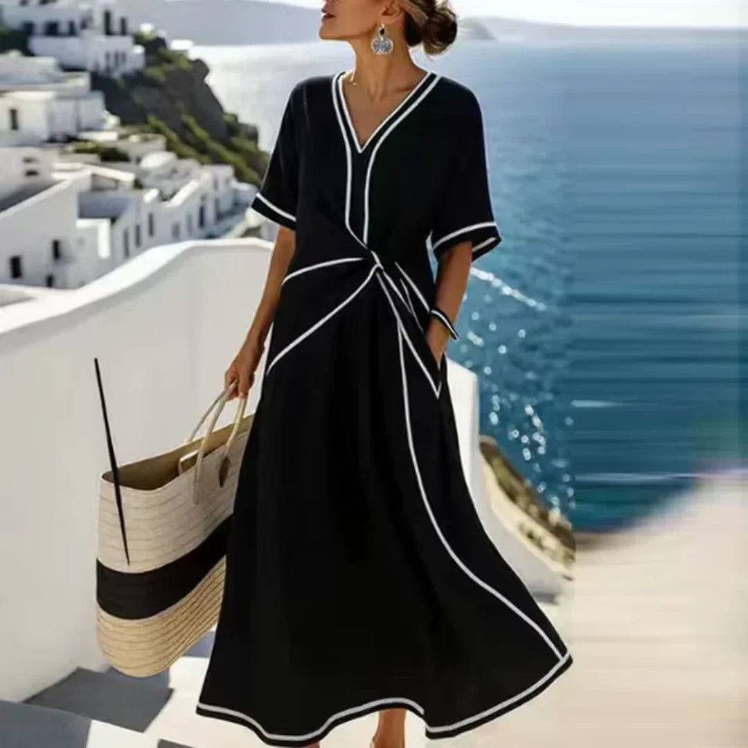 Mila - Vestido con cintura favorecedora