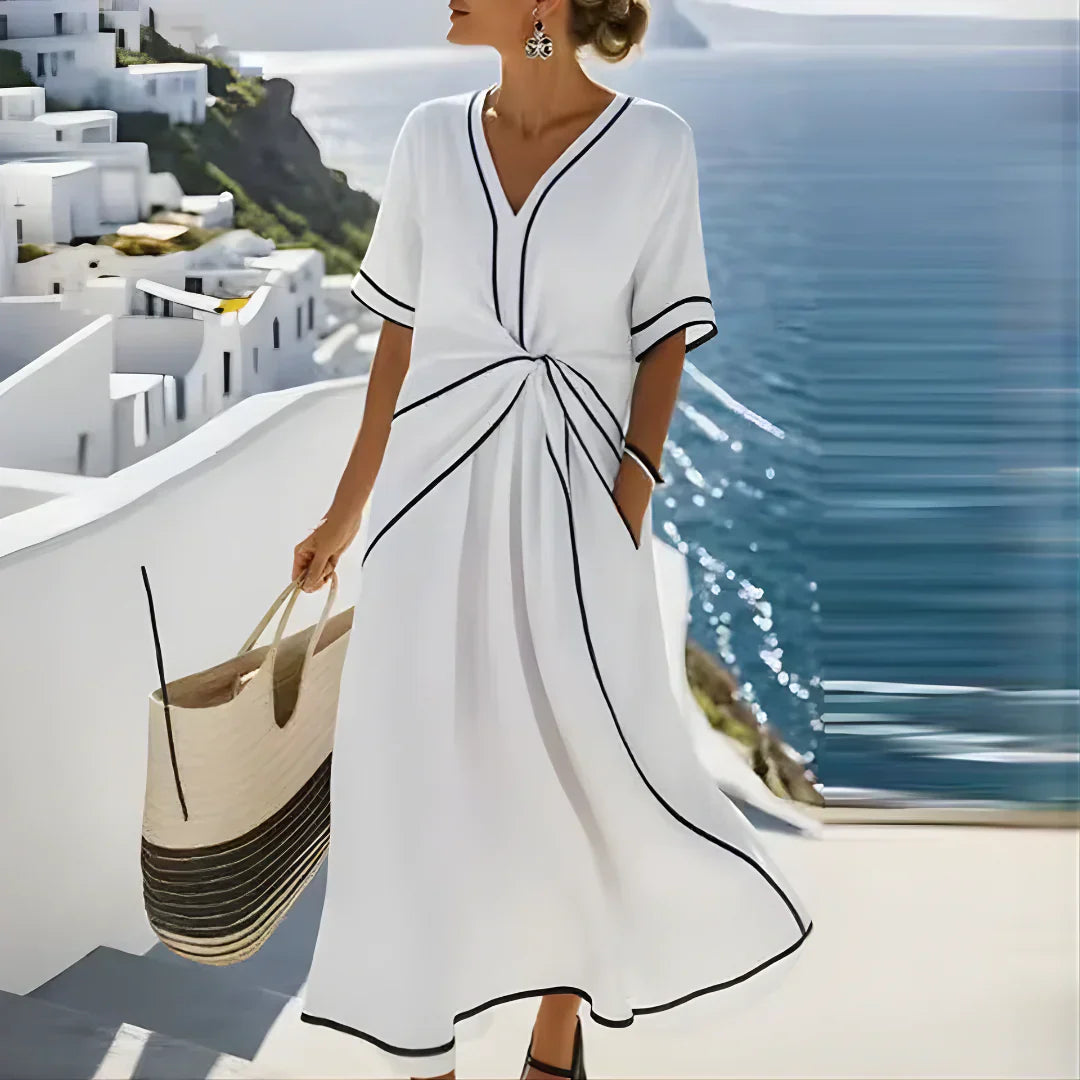 Mila - Vestido con cintura favorecedora