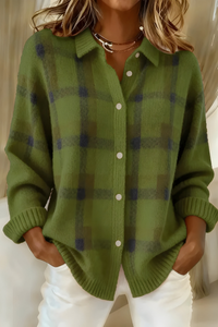 Katerina - Jersey de lana artesanal retro