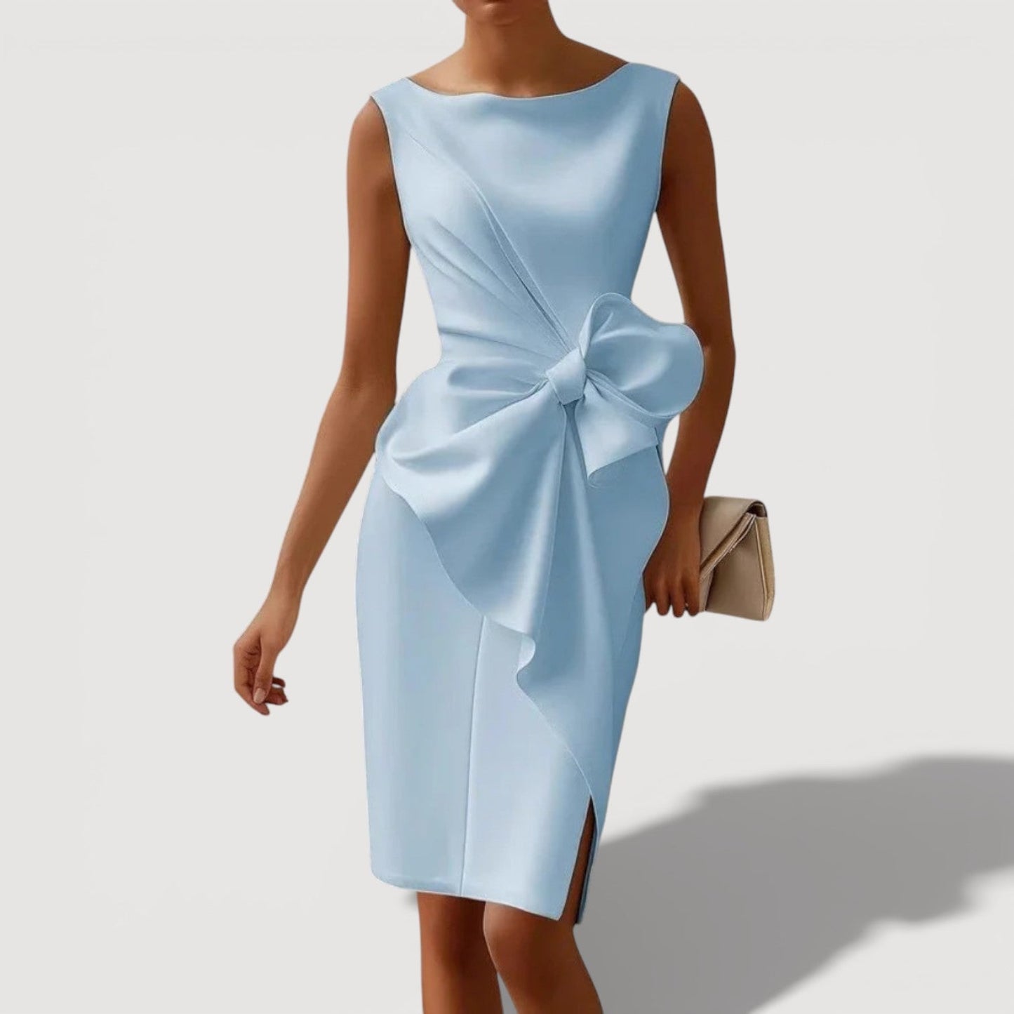 QUINN – Vestido midi estructurado