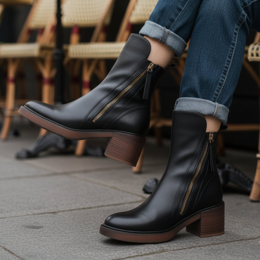 Valeria™ | Botas con un tacón cómodo - elegantes y atemporales