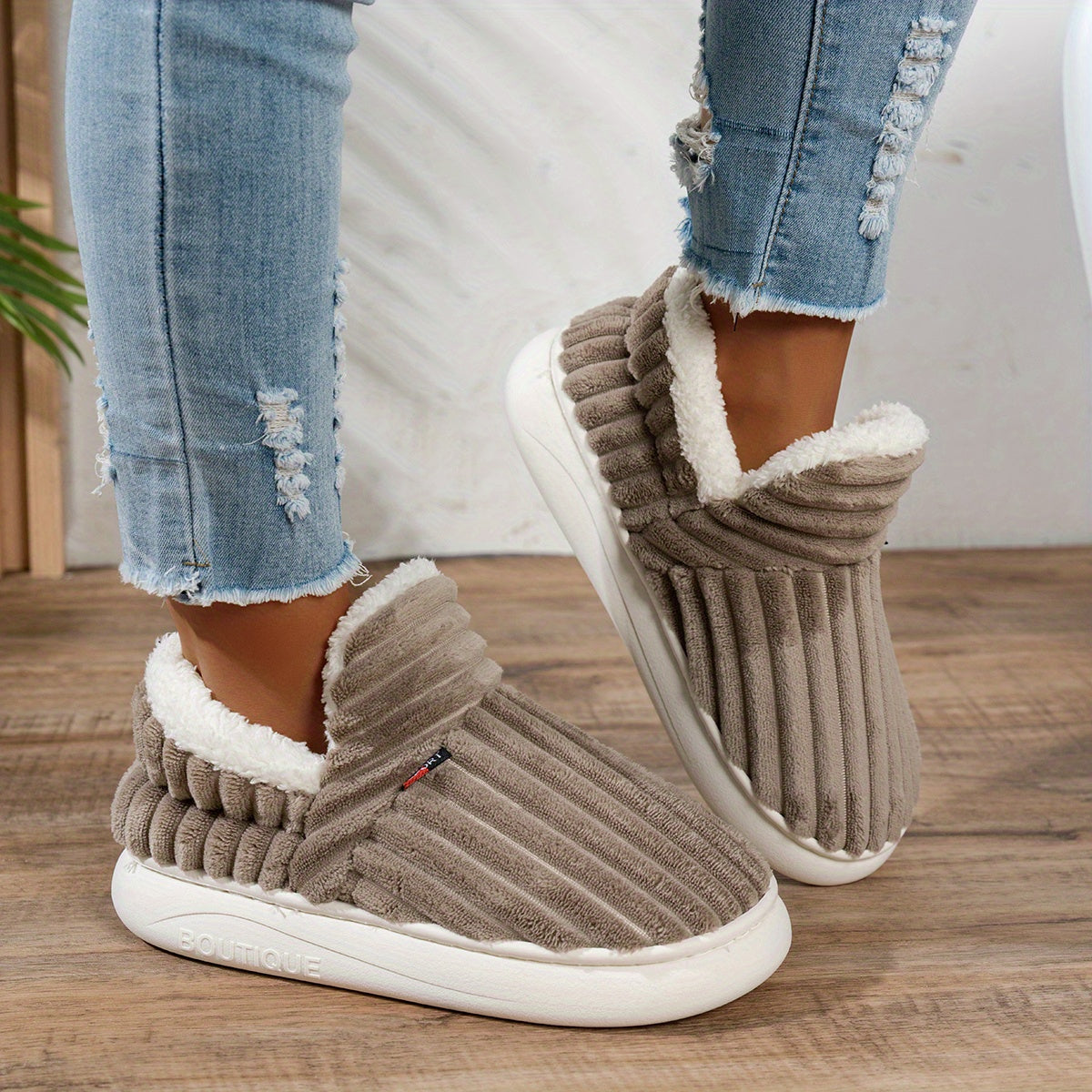 Zapatillas de casa de peluche CozyStep
