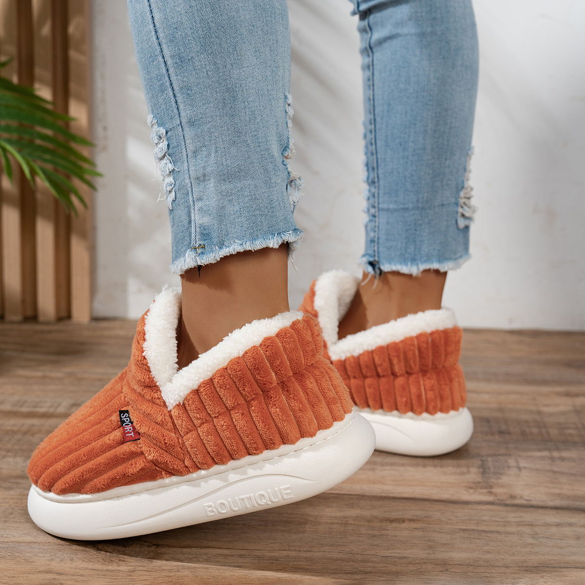 Zapatillas de casa de peluche CozyStep