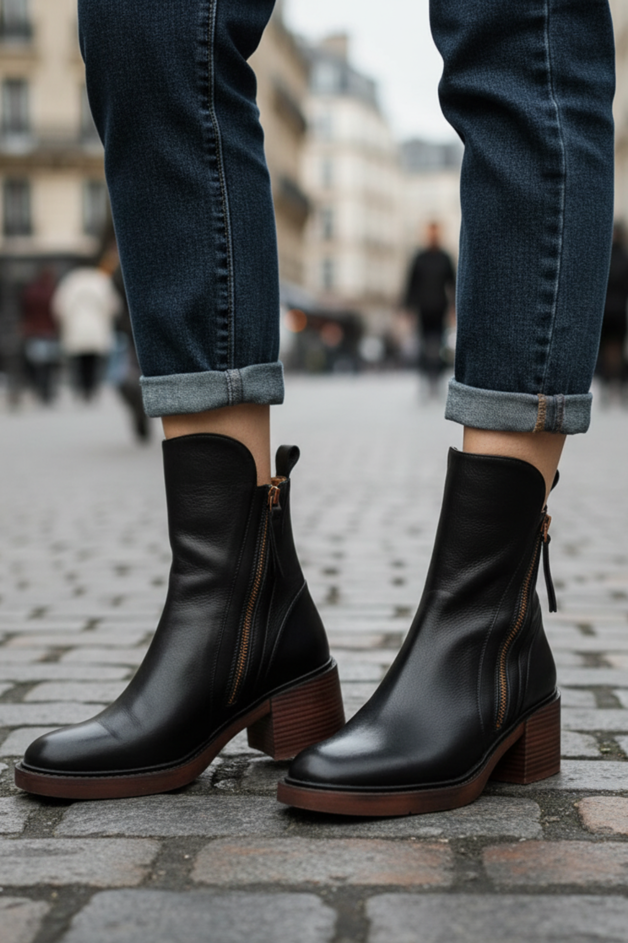 Valeria™ | Botas con un tacón cómodo - elegantes y atemporales