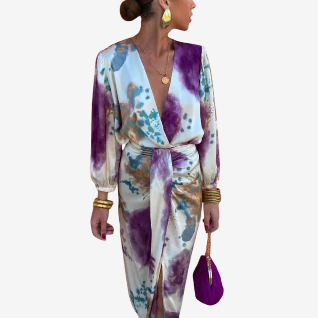 Eldora™ Vestido Midi Estampado