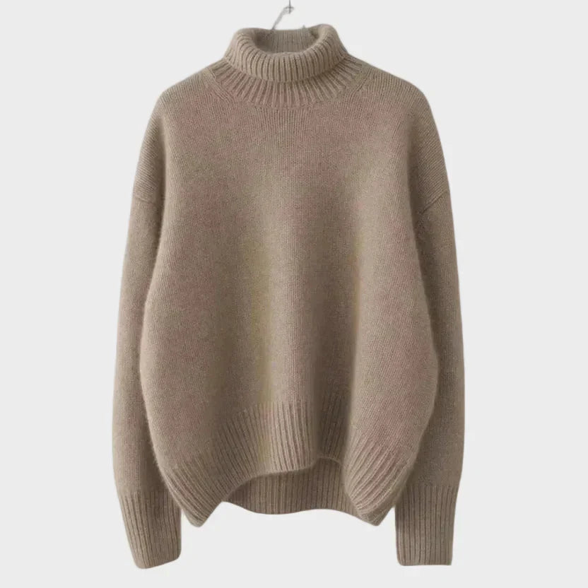 Georgia - Jersey fino de punto con cuello alto