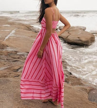 ROSA - Vestido maxi Sunset Vibes