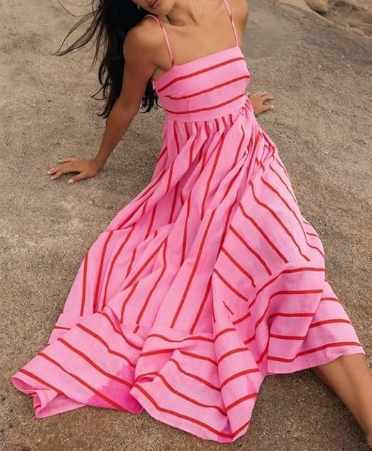 ROSA - Vestido maxi Sunset Vibes