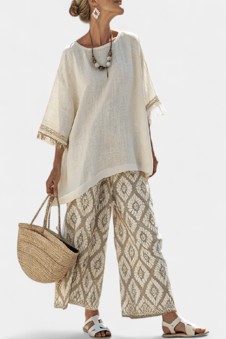 Eduarda | Conjunto Boho Chic Elegante