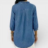 Elena - Blusa elegante con volantes