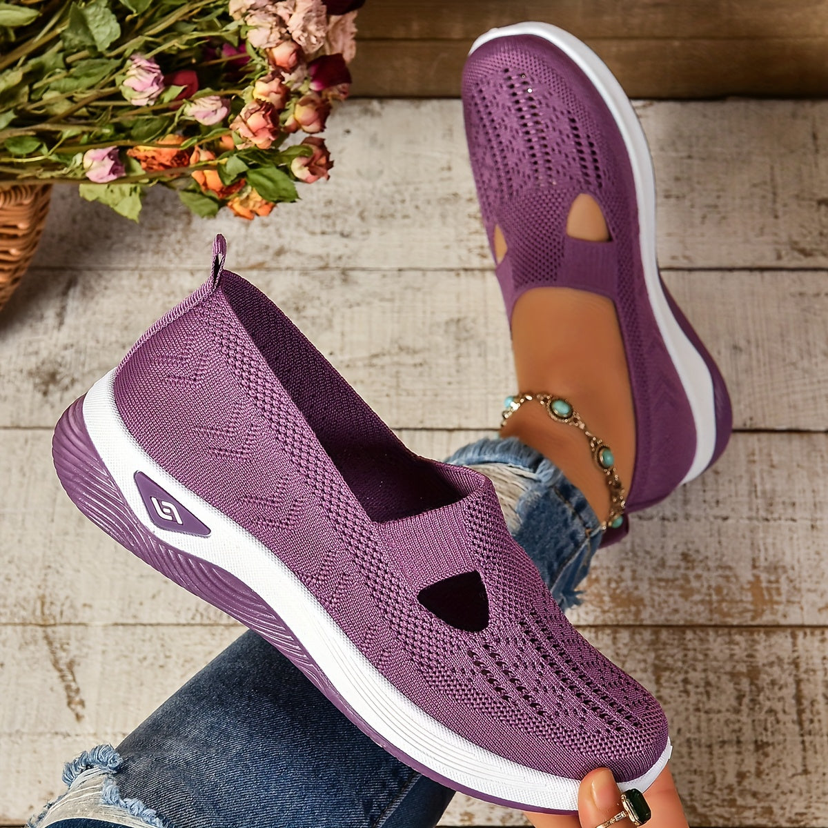 Ottilie Zapatos Slip On Transpirables Damas Ortopédicos