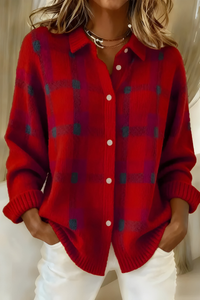 Katerina - Jersey de lana artesanal retro