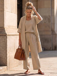 Linnea | Conjunto de lino ligero