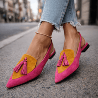 Lorena | Sandalias con Tiras y Borlas