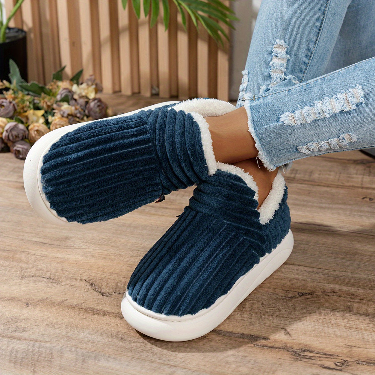 Zapatillas de casa de peluche CozyStep
