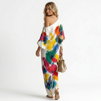 Andreza - Vestido artístico de un hombro