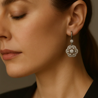 Zoe - Colgante mandala de cristal vintage